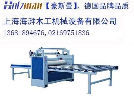 "浙江杭州板式家具贴纸机，木工环保冷胶贴面生产线、免漆板贴面"